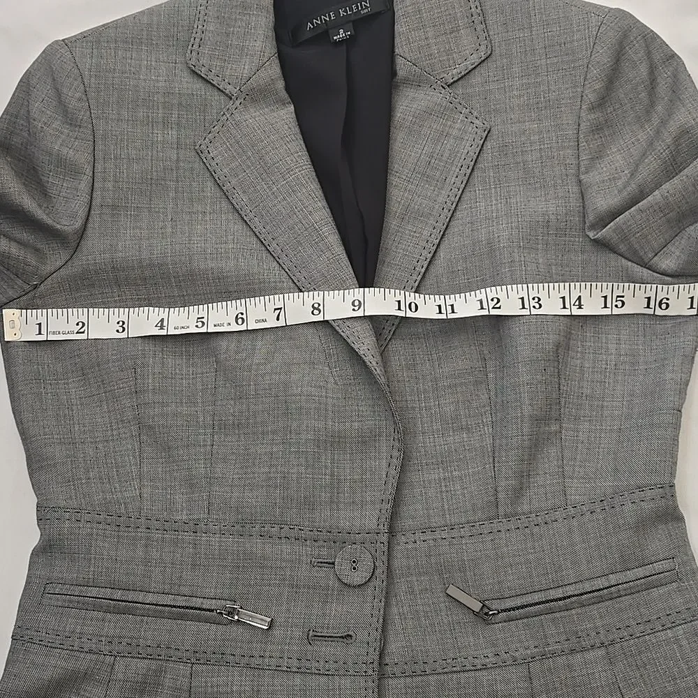 Anne Klein Gray Pant Suit 2